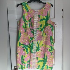 Lilly Pulitzer Pink and Green Mini Dress size 20w women’s - NWOT new